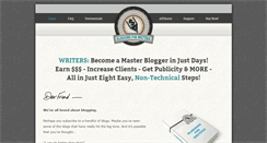 Desktop Screenshot of blogging-writers.com